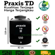 Tandon Air / Toren Air / Tangki Air Murah Praxis TD 500 Liter Invoice