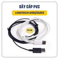 Logitech G102 G203 Mouse Replacement USB PVC Cable