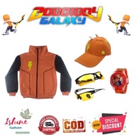 Boboiboy Galaxy Orange Fleece Jacket Costume