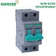 Suntree SL7N-63 DC Circuit Breaker MCB 2P 550V ตัวเลือก 16A 20A 25A 32A 63A  Non-Polarity Breaker เบรคเกอร์ ดีซี โซล่าเซลล์ Solar Cell เบรกเกอร์โซล่าเซลล์ ซันทรี