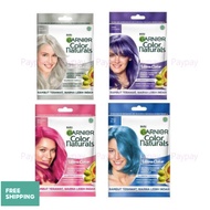 111 Garnier Natural Hair Color/ Pewarna Rambut Halal Sachet-Ash Blonde, Pink, Purple, Blue