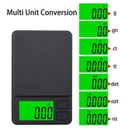 Skala Barang Kemas Mini Skala Poket Digital Timbang Skala Gram Ketepatan 500g/0.01g