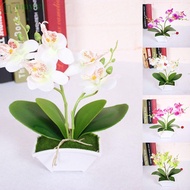 MAYWI Artificial Flowers Beautiful Silk DIY Craft Handmade Phalaenopsis Bouquet