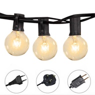 Retro Decorative Lights Plug-In G40 String Lights g40 Tungsten Lights Garden Decorative Lights Holid