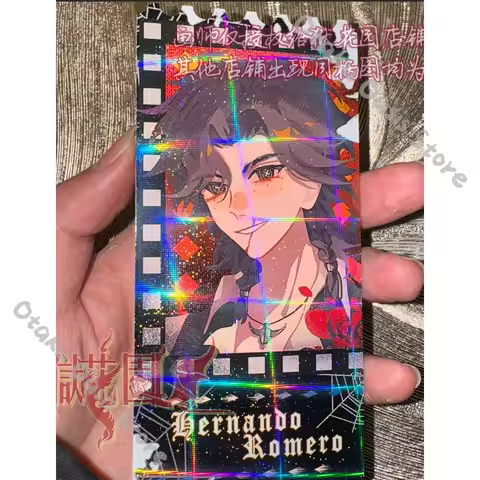 Arknights Hernando Romero Matador Double Flash Badge Emblem Breastpin Cosplay Pin Ornament Laser Tic