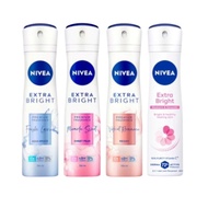 Nivea Deodorant Spray/150ml/Nivea/Nivea Spray/Nivea Extra Bright//Velvet Romance/Miracle Sweet/Radia