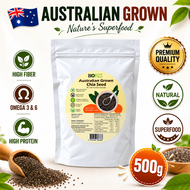 BIOFIZZ Chia Seed 500g with Organic Chia Seed Halal Chia Seed Superfood Chia Seed Biji Chia
