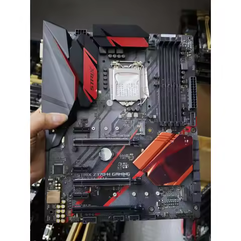 Used ATX Gaming Motherboard for ROG STRIX Z370-H GAMING LGA1151 Z370 Dual M.2 DDR4 Support 8/9 Gen I