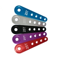 2 Pcs 23T 24T 25T CNC Metal RC Servo Arm Horn Super Heavy Duty Servo Arms For RC Accessories Replace