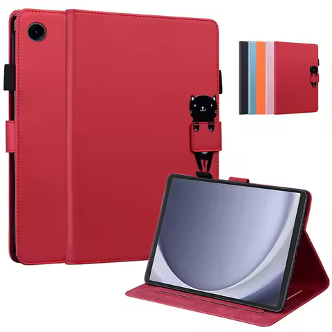 Case for Samsung Galaxy Tab A9 Plus Cover Magnetic Book Wallet Stand Cute Tablet Funda for Galaxy Ta