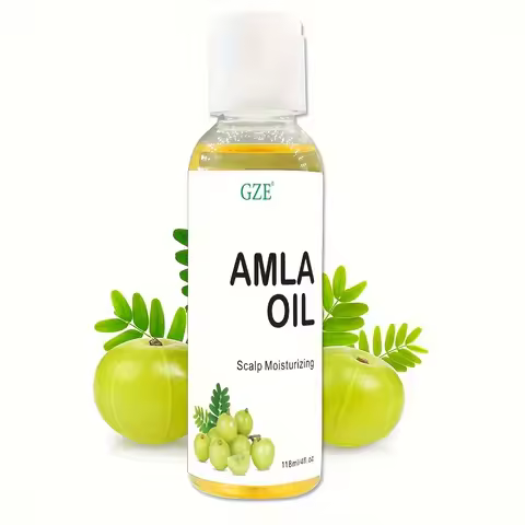 GZE Amla Hair Oil For Healthy Hair Shine and Moisturized Scalp, Indian Hair Oil for Men and Women, B
