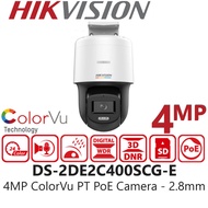 Hikvision DS-2DE2C400SCG-E (F0) 4MP ColorVu Mini PT Dome Network Camera - Hikvision mini PT Camera