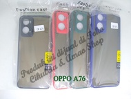 FDT My Choice Hybrid Fuze Matte Case Bumper Softcase OPPO A76