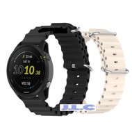 Ocean Strap Rubber Silicone Watch Band Garmin Forerunner 255 Fr255 F255 Music Acc Smartwatch
