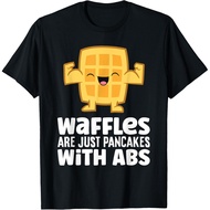 Waffles Are Just Pancakes With Abs Waffle Lover T-Shirt