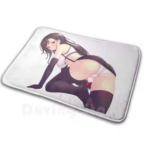 Tifa Lockhart Ass Ff7 Remake Ecchi Carpet Mat Rug Cushion Soft Non-Slip Ff7 Remake Final Fantasy 7 R