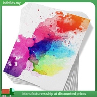 [in stock]60 Sheets Acid-Free Bulk White Paper Cold  50% Cotton 140Lb /300Gsm (7.68 X 5.31 Inch)