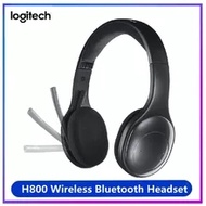 Logitech H800 Bluetooth Wireless Headset ชุดหูฟังไร้สายพร้อมไมโครโฟนตัดเสียงรบกวน Black