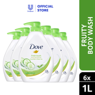Dove Go Fresh Shower Gel Fresh Touch 1L x 6