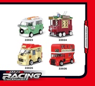 OHSOME DECOOL Mini Pull Back Car 22023-22026 / Block Mainan Rakit Brick Blok Susun Mobil 3D DIY - RA