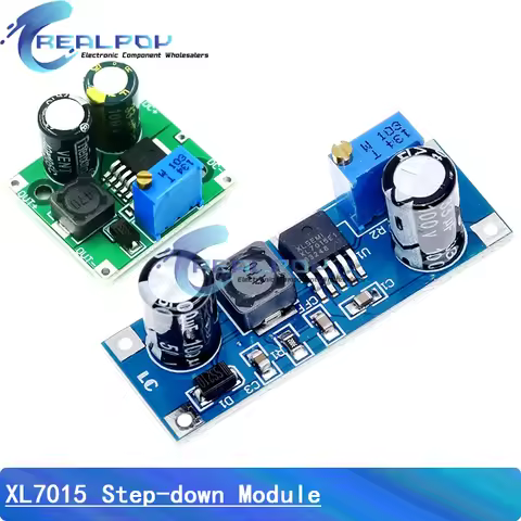 XL7015 DC-DC Dc converter Step-down module 5V-80V Wide voltage input 7005A LM2596 XL7015E1 Blue/Gree