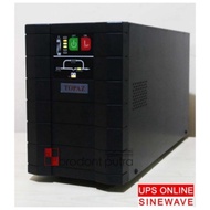 Ups Topaz 1KVA Online Sinewave Tanpa Battery