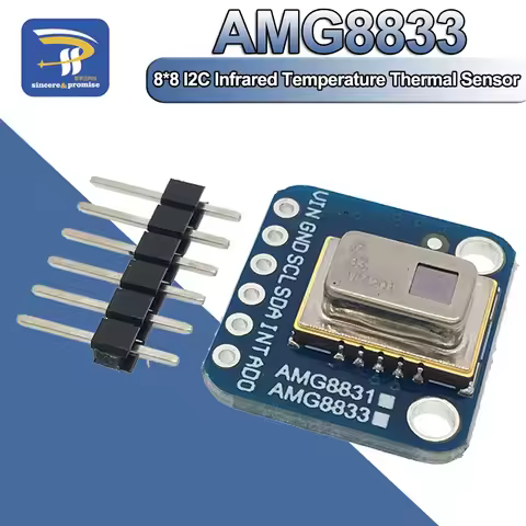 AMG8833 3-5V 8x8 I2C IR Infrared Temperature Thermal Imaging Camera Sensor Module for Raspberry Pi 8