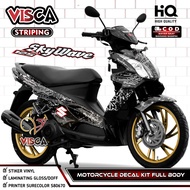Stiker Striping Suzuki Skywave Full Body Variasi Hayabusa