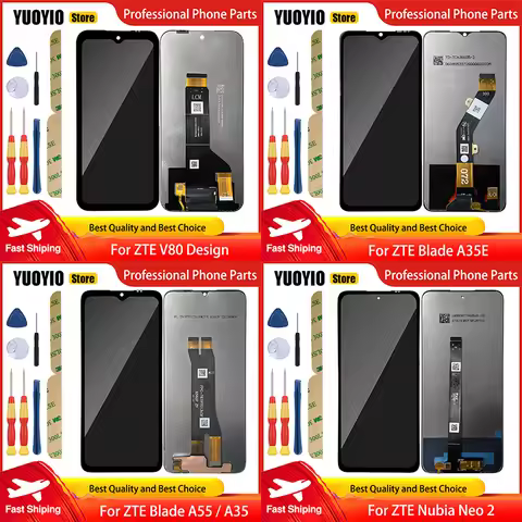 Display Touch For ZTE A35 A35e A55 Nubia Neo 2 V80 Design V80 Pro V80 Vita Nubia S 5G Blade V50 Vita