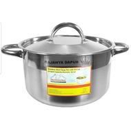 Supra stainless soup pot 22Qt - induction stove pot - induction pot - thick stainless steel pot supr