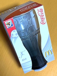 #FIFA #世界盃#麥當勞#可口可樂#2010#紀念#玻璃杯#碳灰色#McDonald's Coca-Cola Contour Glass