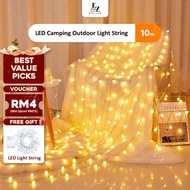 (FREE GIFT) EzLife 10M LED Light String Fairy Light Strip LED Camping Outdoor CNY Decoration Lampu K