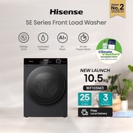 [Pre-order] Hisense 10.5kg Front Load Washing Machine, SE Series, WF105M3, Front Load Washer