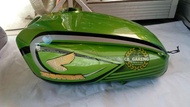 Tangki CB 100 / Tangki CB Glatik / Warna Hijau lis putih