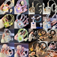 Cable Wrapping Set Cartoon Charger Case USB Protector For iphone 20w 18w 35W