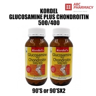 Kordel's Glucosamine + Chondroitin 500/400mg 90'S or 90'SX2