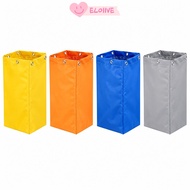 ELO11VE Cleaning Cart Bag,  Cloth Reinforced Eyelets Janitorial Cart Bag, Thickened Wear Resistant L