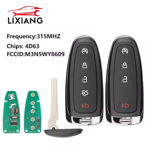LIXIANG 315MHz ID46 / ID83 PCF7953 M3N5WY8609 Smart Remote Key Fob for Ford Edge Escape Expedition C
