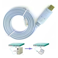 Prolific USB Cable RS232 to RJ45 1.8M for Cisco Huawei Server Router - PL2303RA [ IK F Store ]