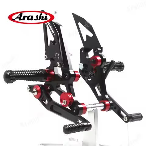 Arashi V2.0 CNC Adjustable Footrest For YAMAHA MT-07 FZ-07 XSR700 2023 2024 2025 MT07 FZ07 XSR 700 R