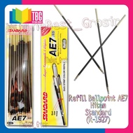 1 PACK (12 PCS) REFILL BOLPEN AE7  STANDARD /REFILL BALLPOINT AE7/REFILL PULPEN STANDARD