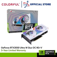 COLORFUL IGAME GeForce RTX 3050 ULTRA WHITE DUO OC 8GB DDR6 Graphics Card