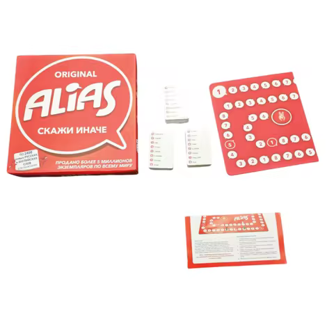 《Alias：2400 Russian-English Bilingual "Find the Difference" Party Board Game》Card Game, Board Game, 
