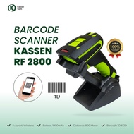Scanner Kassen RF2800 Wireless 2D Autoscan Qris Barcode 1D QRcode Minimarket Kasir RF 2800 RF-2800