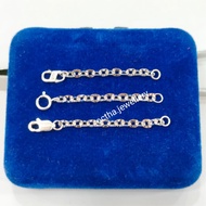 AUTHENTIC 925 SILVER EXTENSION CHAIN / ADDITIONAL CHAIN