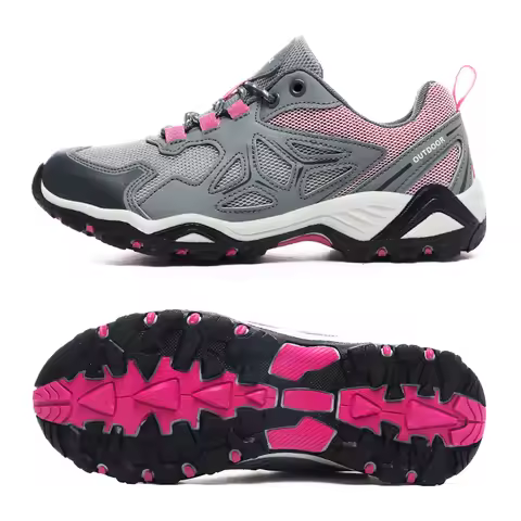 Autumn Spring Women Outdoor Leather Trekking Hiking Shoes Camping Woman Mountain Tracking Treking Sn