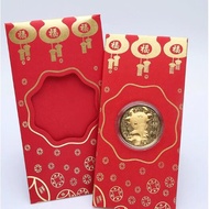 in stock (Zodiac Ox Gold Foil Red Packet RM3.6 ) 2021 CNY Zodiac Ox Red Packet Gold Foil Cow Lucky G