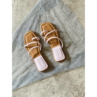 Aphrodite Sandals - Lilac | Marlene Shoes | Flat Strap Sandals
