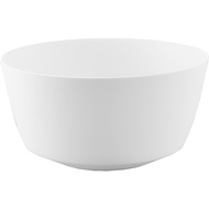 Yamazaki Cooking Bowl L, Easy to Mix by Tilting, Microwave Safe, White, W24.9×D24.9×H12.4cm, Tower, 
