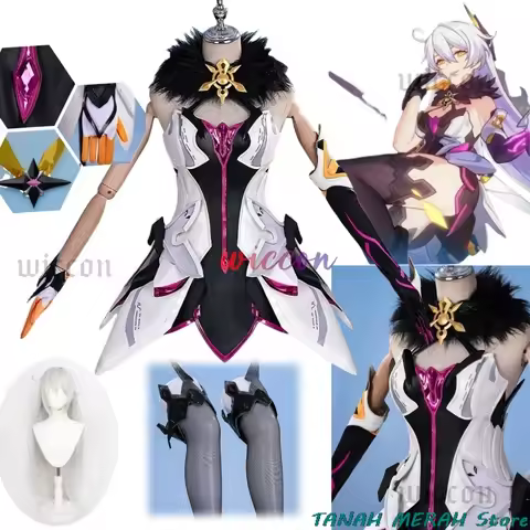 Herrscher of the Void Cosplay Honkai Impact 3 Cosplay Costume Anime Kiana Kaslana Party Dress women 